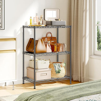 DurayLoly 3 Tier Metal Wire Storage Shelves, Adjustable Small Wire Shelving Unit - Image 8