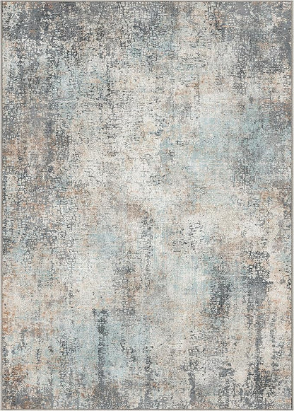 GENIMO Washable Area Rugs for Living Room, 8x10 Modern Non Slip Rugs, Low Pile - Image 4
