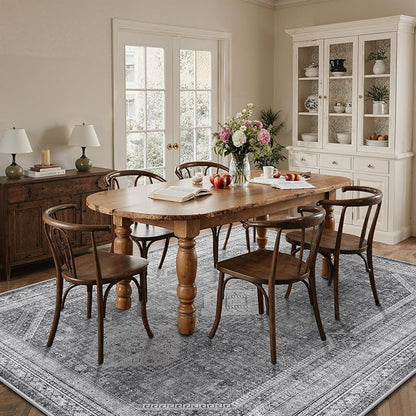GENIMO 6x9 Area Rugs for Living Room, Machine Washable Non Slip Rugs, Low Pile - Image 4