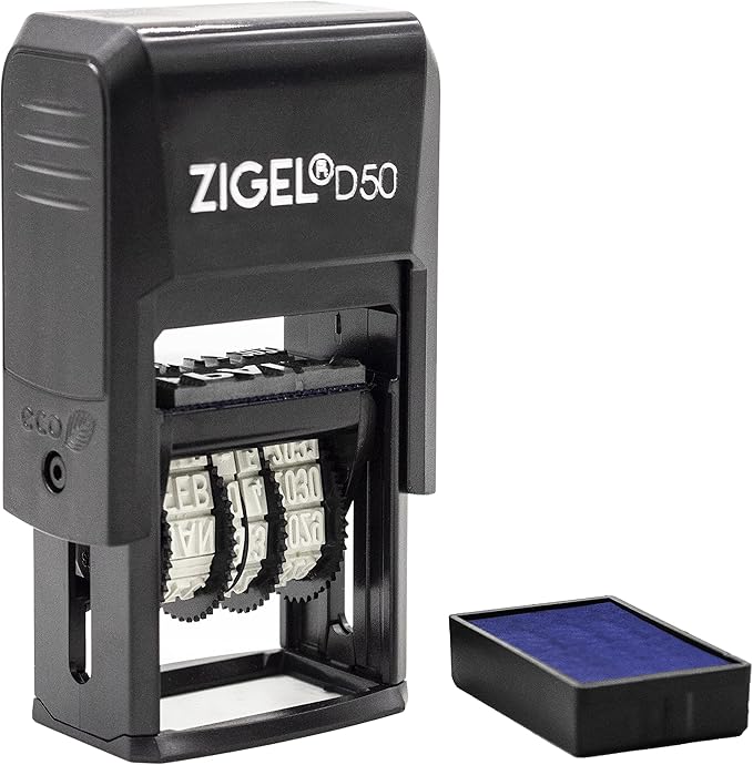ZIGEL D50 Date Stamp with Completed - Image 3