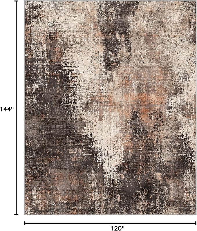 GENIMO Washable Area Rugs for Living Room, 10x12 Vintage Non Slip Rugs - Image 2