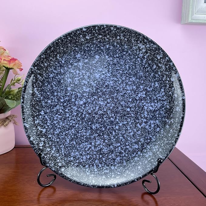 HENABLE 4PCS Premium Black Iron Plate Stands - Image 3