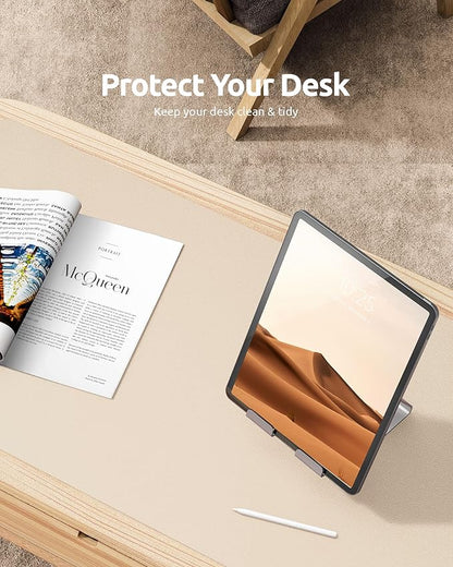 YSAGi Leather Desk Pad Protector, Large Mouse Pad, Non-Slip PU Leather Desk - Image 7