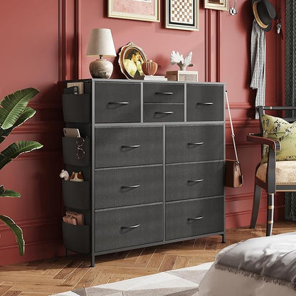 WLIVE Dresser for Bedroom with 10 Drawers, Fabric Dresser Chest of Drawers with - Image 2