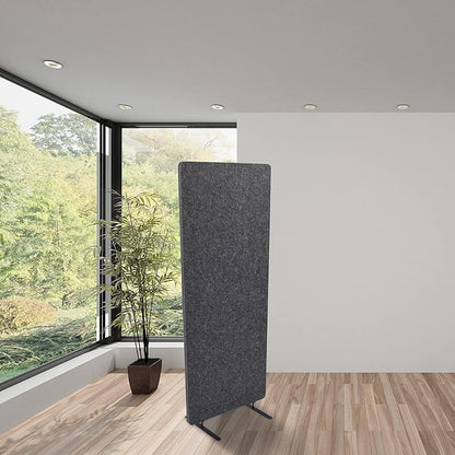 Stand Up Desk Store ReFocus Raw Freestanding Acoustic Desk Divider Privacy - Image 4