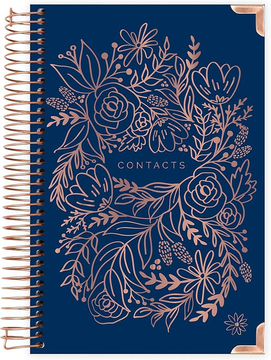 bloom daily planners Hardcover Contacts Address & Password Book by bloomdailyplanners