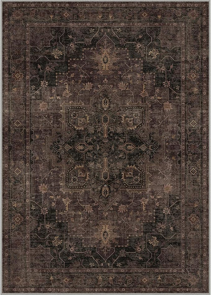 GENIMO 5x7 Area Rugs for Living Room, Machine Washable Rug, Non Slip Indoor - Image 8