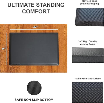 Rocelco 46" Height Adjustable Corner Standing Desk Converter - Image 5