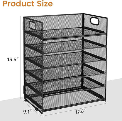 Subekyu 6 Tier Paper File Tray Organizer - Image 6
