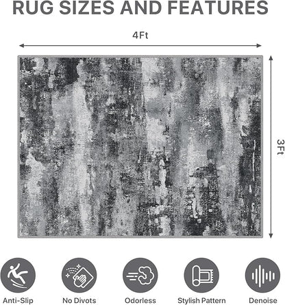 Office Chair Mat for Hardwood Tile Floor, Abstract 36"X 48" Desk Mats for - Image 9