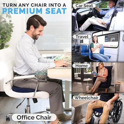 ComfiLife Gel Enhanced Seat Cushion – Office Chair Cushion – Non-Slip Gel & - Image 8