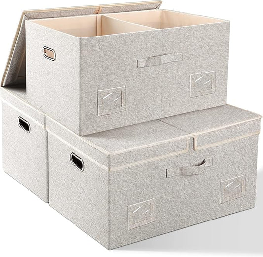 Graciadeco 75 Quarts Extra Large Decorative Storage Bins by GraciadecoStorage