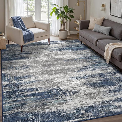GENIMO 4x6 Area Rugs for Living Room, Non Slip Machine Washable Modern Indoor by GENIMO