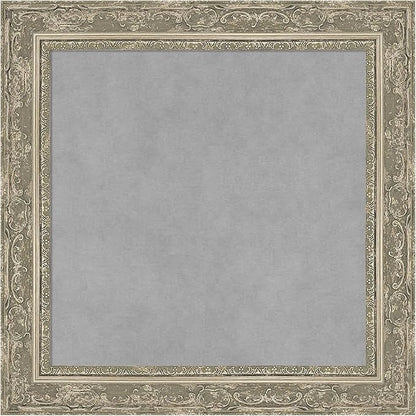 Amanti Art Silver Framed Magnetic Board 20x20 Small Vision Board by AmantiArt
