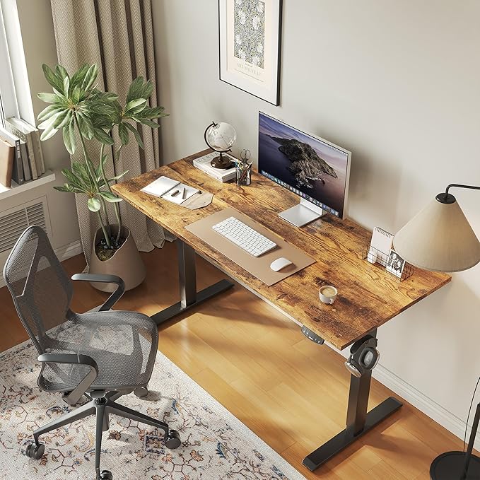 Agilestic Electric Standing Desk, Large 63 x 24 Inches Height Adjustable Desk - Image 4