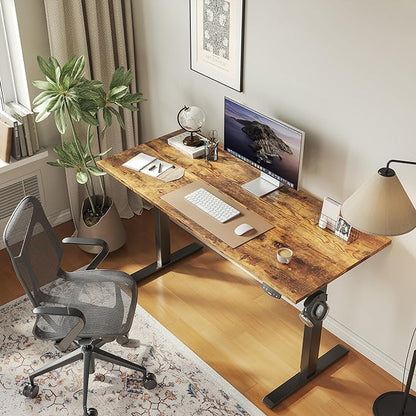 Agilestic Electric Standing Desk, Large 60 x 24 Inches Height Adjustable Desk - Image 2