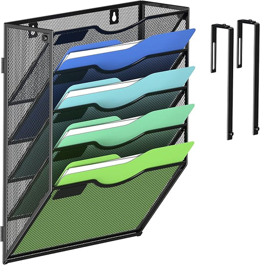 Kuntine.B Wall File Organizer Office Hanging Magazine Holder Wall File Organizer by KuntineB