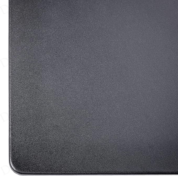 Dacasso 24" x 19" Black Leatherette Luxury Desk Pad Blotter w/Out Side Rails - Image 7
