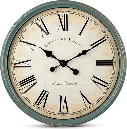 Bernhard Products Large Decorative Wall Clock 20 Inch Silent Non Ticking by BernhardProducts