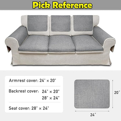 Couch Arm Covers, Waterproof Armrest Cover - Image 6