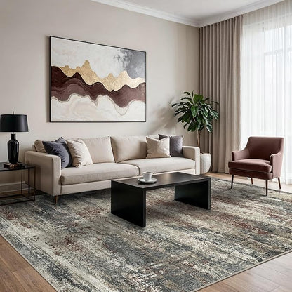 GENIMO 8x10 Area Rugs, Machine Washable Rugs - Image 9