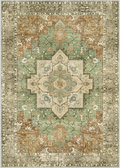 GENIMO 5x7 Area Rugs for Living Room, Machine Washable Rug, Non Slip Indoor - Image 7