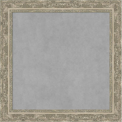 Amanti Art Silver Framed Magnetic Board 24x24 Medium Vision Board by AmantiArt