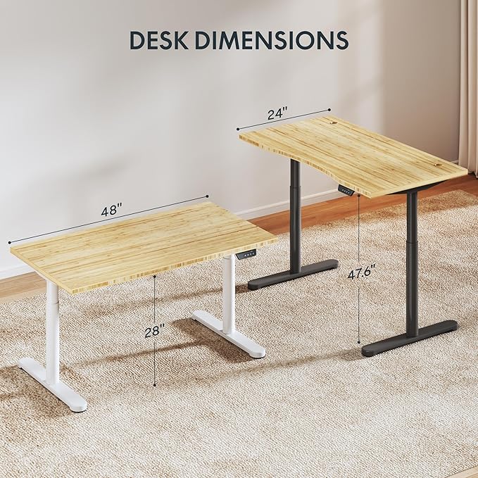 FLEXISPOT Bamboo Electric Standing Desk - Image 3