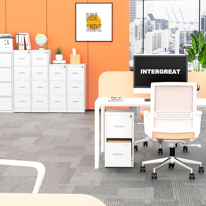 INTERGREAT 3 Drawers File Cabinet - Image 2