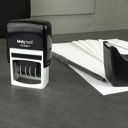 MaxMark Office Self Inking Date Stamp - Image 5