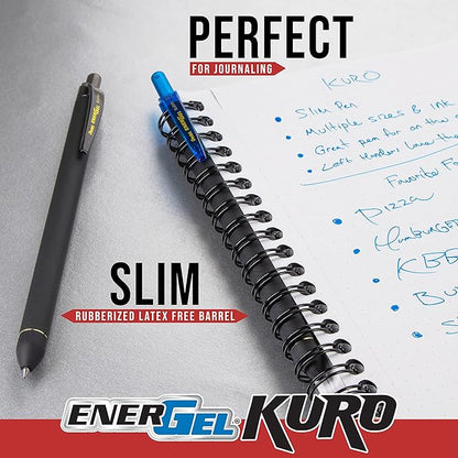 Pentel EnerGel Kuro Shades of the Ocean, Retractable Liquid Gel Pen - Image 5
