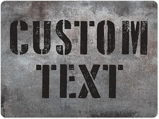 Custom Sign, Custom Street Sign, 11 Font Colors, 13 Font Styles, 4 Hole Options by MySignCenter