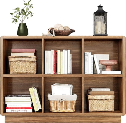 ChooChoo 6 Cube Storage Organizer, Wooden Bookcase - Image 4
