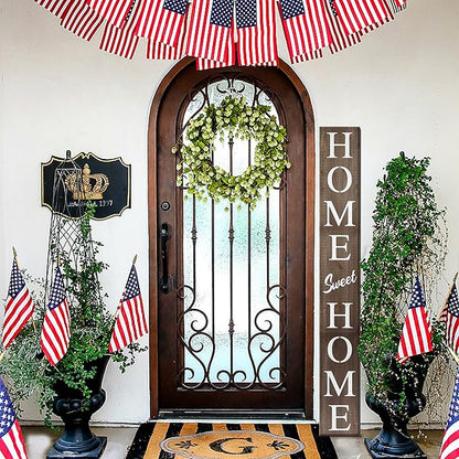 Home Sweet Home Sign for Front Door, Wood Rustic Front Porch Décor, Farmhouse - Image 8
