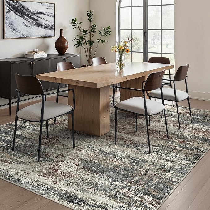 GENIMO 8x10 Area Rugs, Machine Washable Rugs - Image 8
