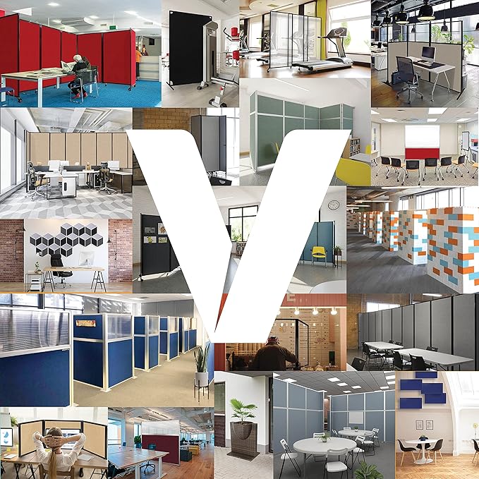 Versare Room Divider 360 Portable Wall Partition | Folding Panels | Large - Image 8