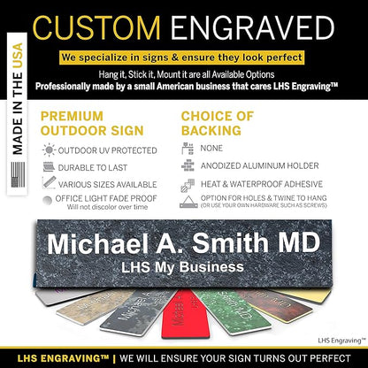 Personalized Name Plate with Choice of Mounting - Image 2