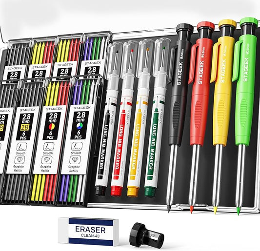 STAGEEK 4PCS Carpenter Pencils by STAGEEK