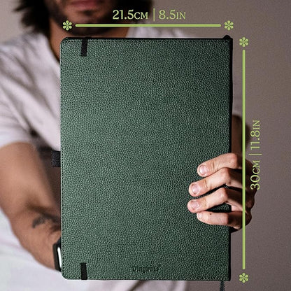 Dingbats* - Wildlife Plain Extra Large A4 Notebook - PU Leather Hardcover - Image 6