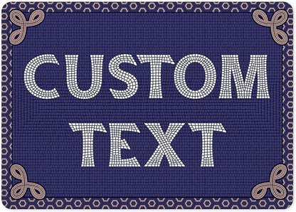 Custom Sign, Custom Street Sign, 11 Font Colors, 13 Font Styles, 4 Hole Options by MySignCenter