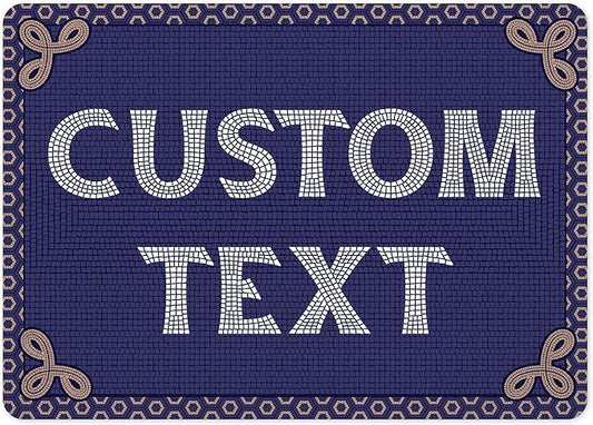 Custom Sign, Custom Street Sign, 11 Font Colors, 13 Font Styles, 4 Hole Options by MySignCenter
