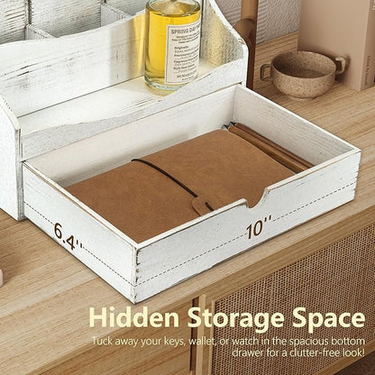 Pine Wood Mail Organizer for Desk - Image 5