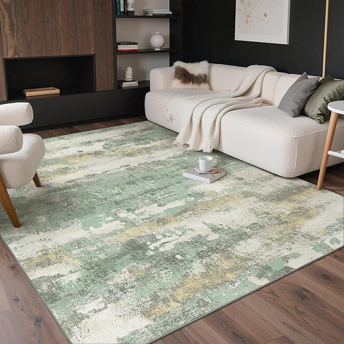 GENIMO No Crease Non Slip 8x10 Area Rugs by GENIMO