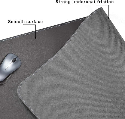 CENNBIE Desk Mat Pad Blotter Protector 47.2" x 19.6", PU Leather Desk Mat - Image 6