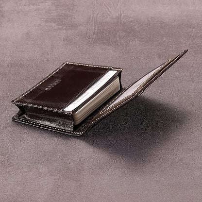 Leather Business Card Case Holder - Image 4