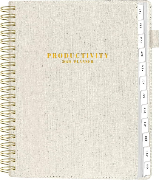 SUNEE 2026 Planner 8.5" x 11" – Dated Productivity Planner by SUNEE