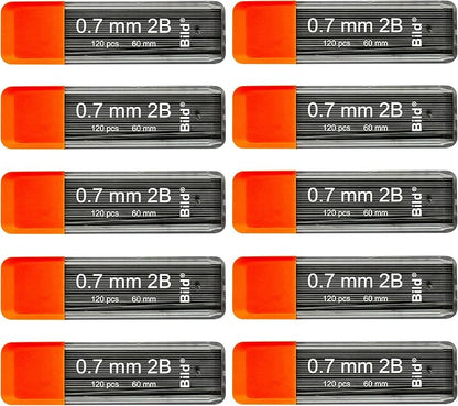 Bild Premium 1200 leads of 0.7 mm 2B Mechanical Pencil Lead Refills by Bild