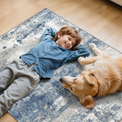Office Chair Mat for Hardwood Tile Floor, Abstract 36"X 48" Desk Mats for - Image 7