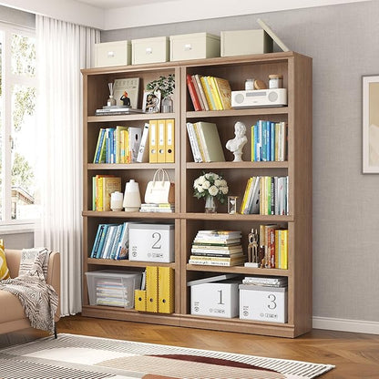 Bevfint 70 in Tall Bookcase, 33 inch Wide Floor Standing Indoor Furniture - Image 6