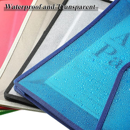 10 Pieces Plastic File Folders Envelope Expanding File Wallet Organizer - Image 5